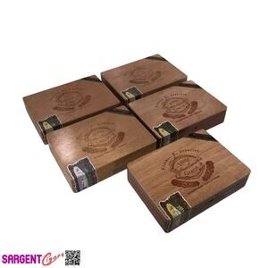 Lot of 5 Jaime Garcia Toro Gordo Empty Wooden Cigar Boxes 10.25x7x2.5 #118